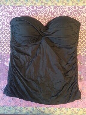 Anne Cole Signature Molded Cup Strapless Tankini Top Plus 22W